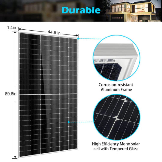 550W Mono PERC Solar Panel Full Pallet (32 Panels) UL 61730