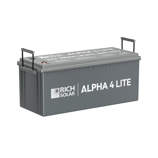 ALPHA 4 LITE | 24V 100Ah LiFePO4 Battery | Fast-Charging 24V Lithium Battery