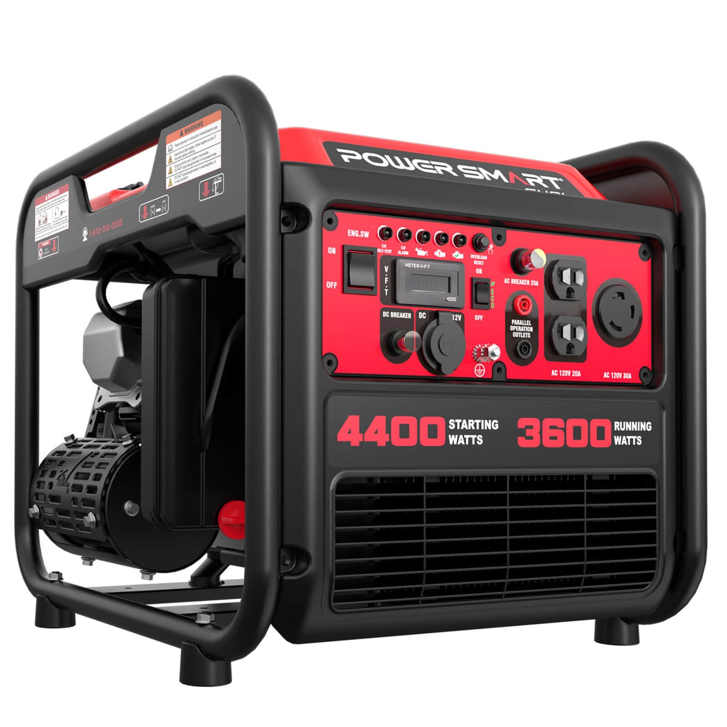 4400W Open Frame Inverter Generator w/ CO Alert DL5040C