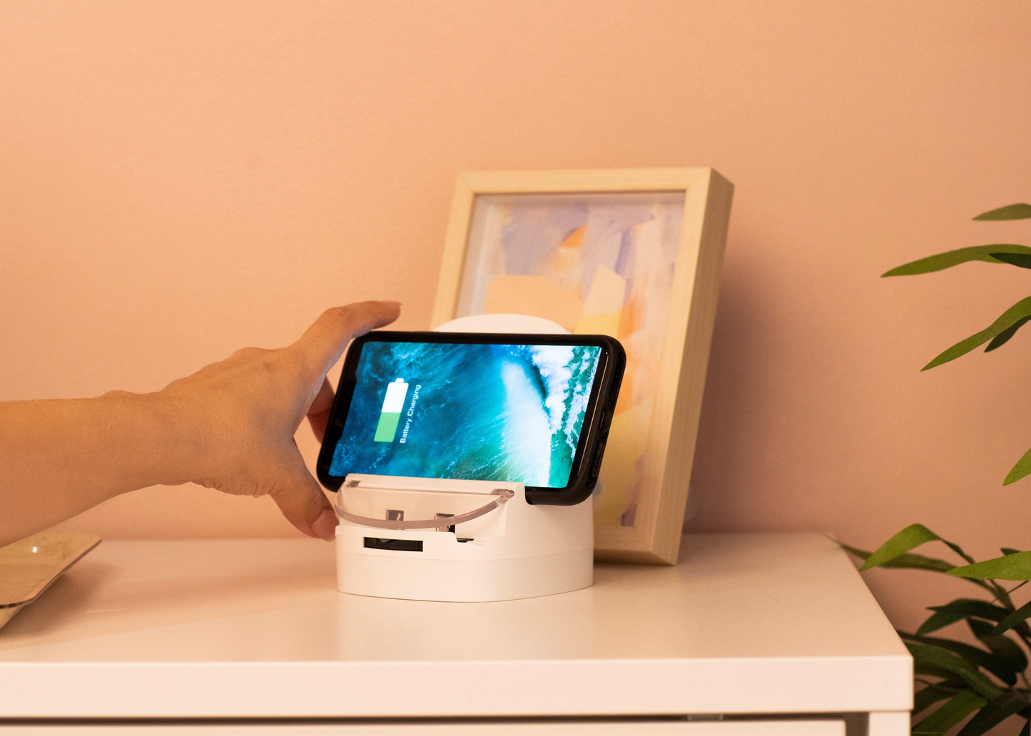 Lumicharge UD- iPhone 16, 15, 14, 13, 12, X and Android Charger - Adjustable Fast Wireless Charger