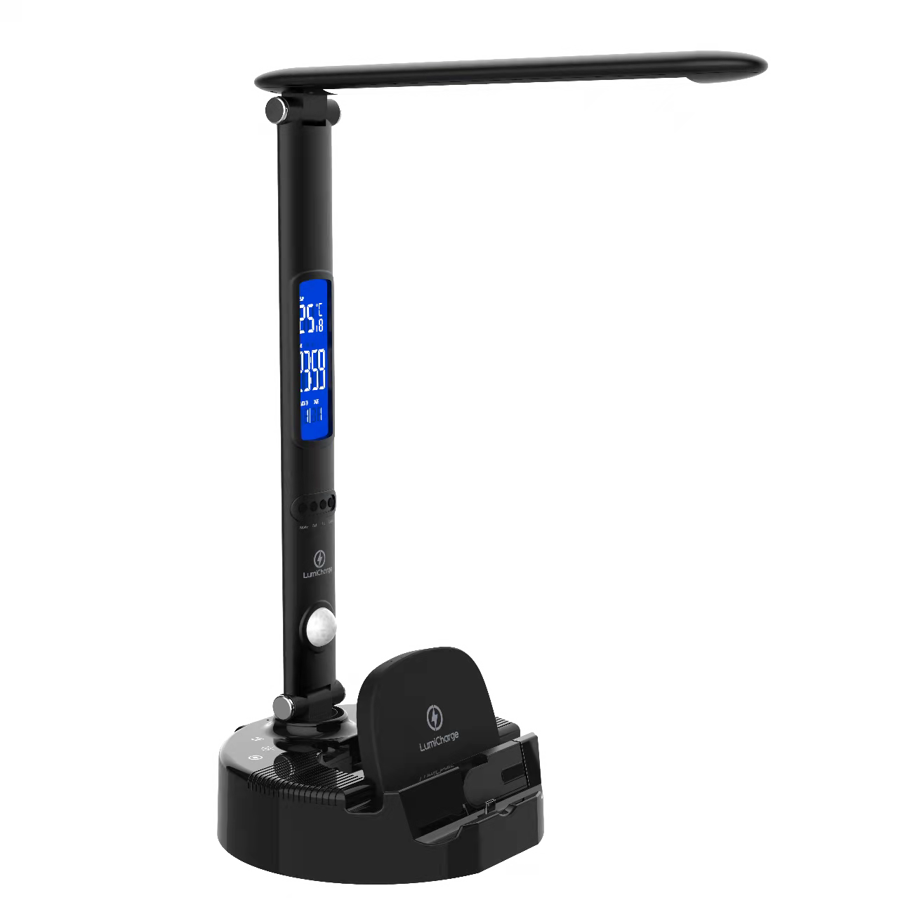 Lumicharge III | LED Desk Lamp + Wireless Charger+ Bluetooth Speaker & App-Controls