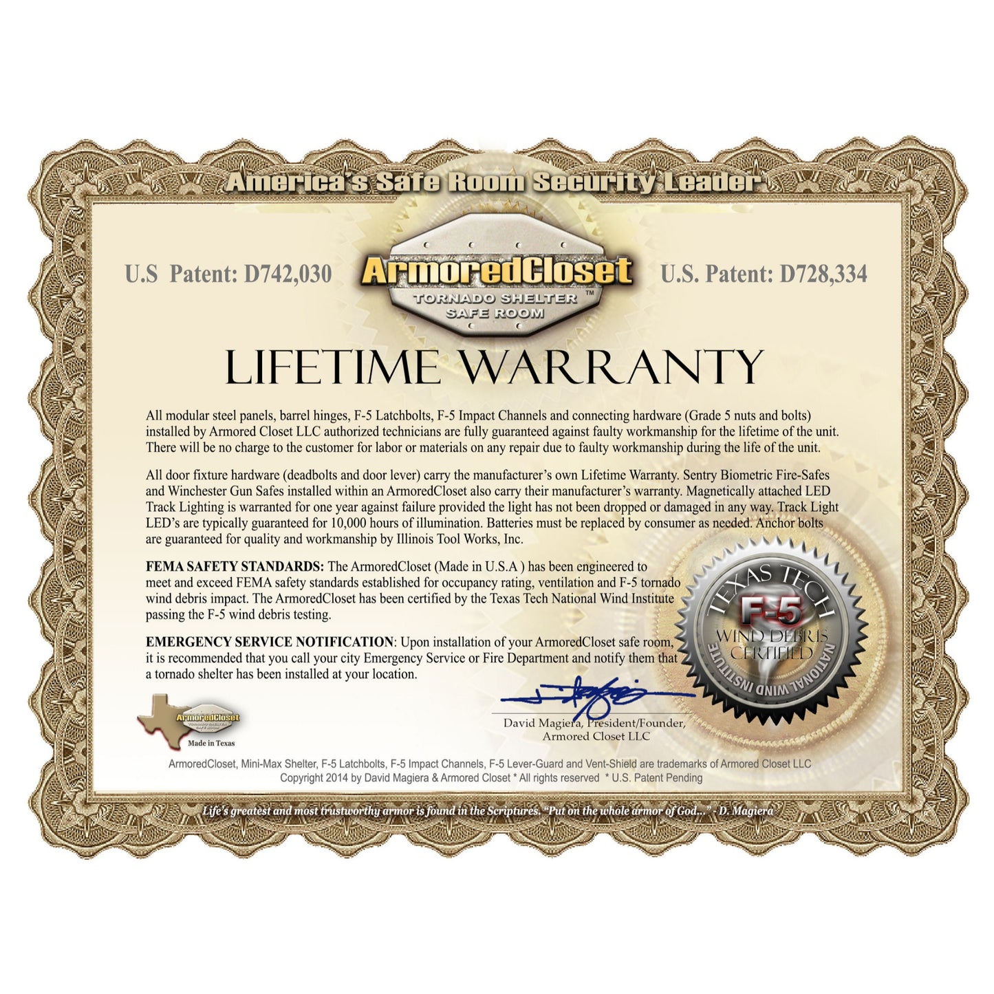 Shelter/Safe Room For 11 People (plus pets)