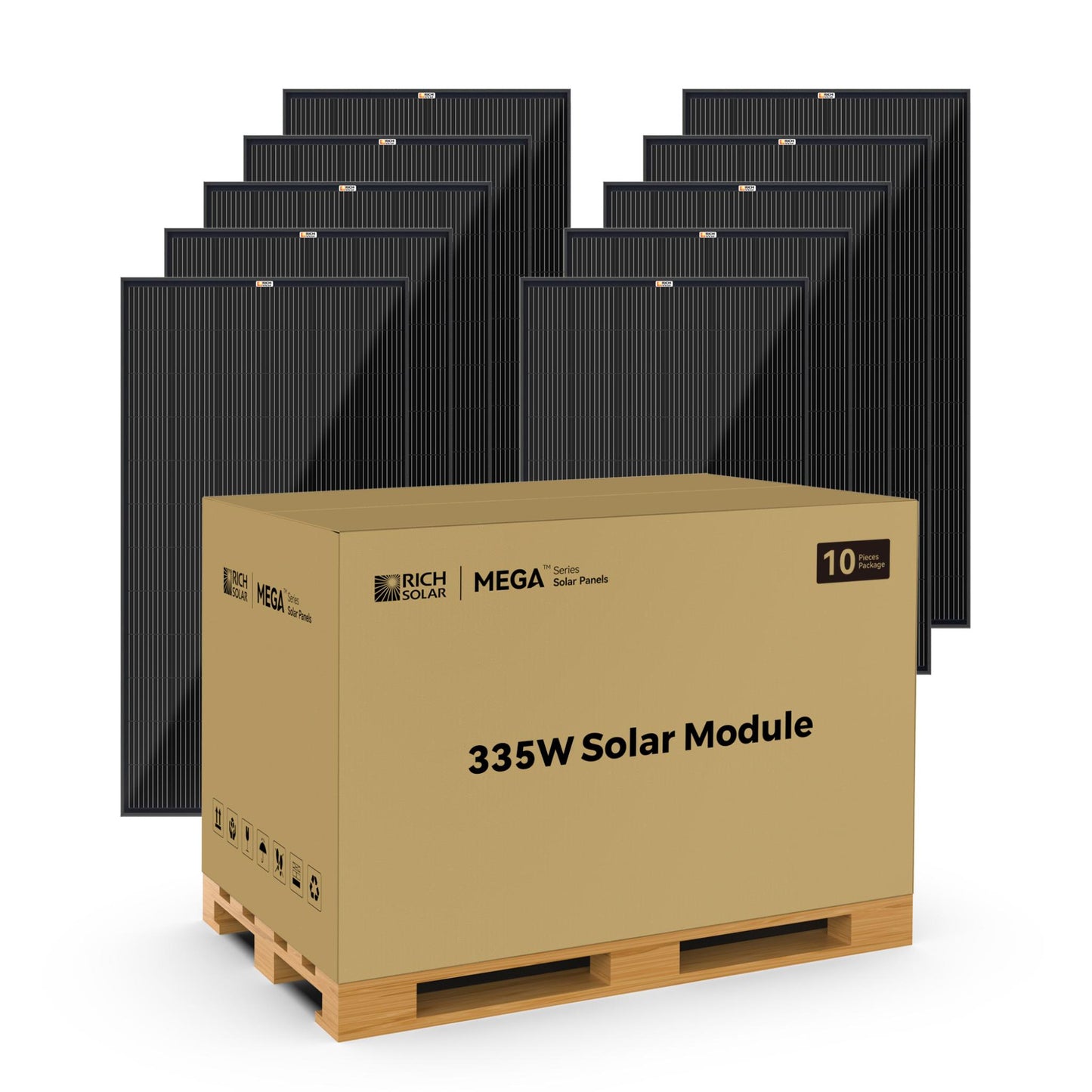 MEGA 335 | 335 Watt Solar Panel | Premium Grid-tie or Off-grid Solar Panel