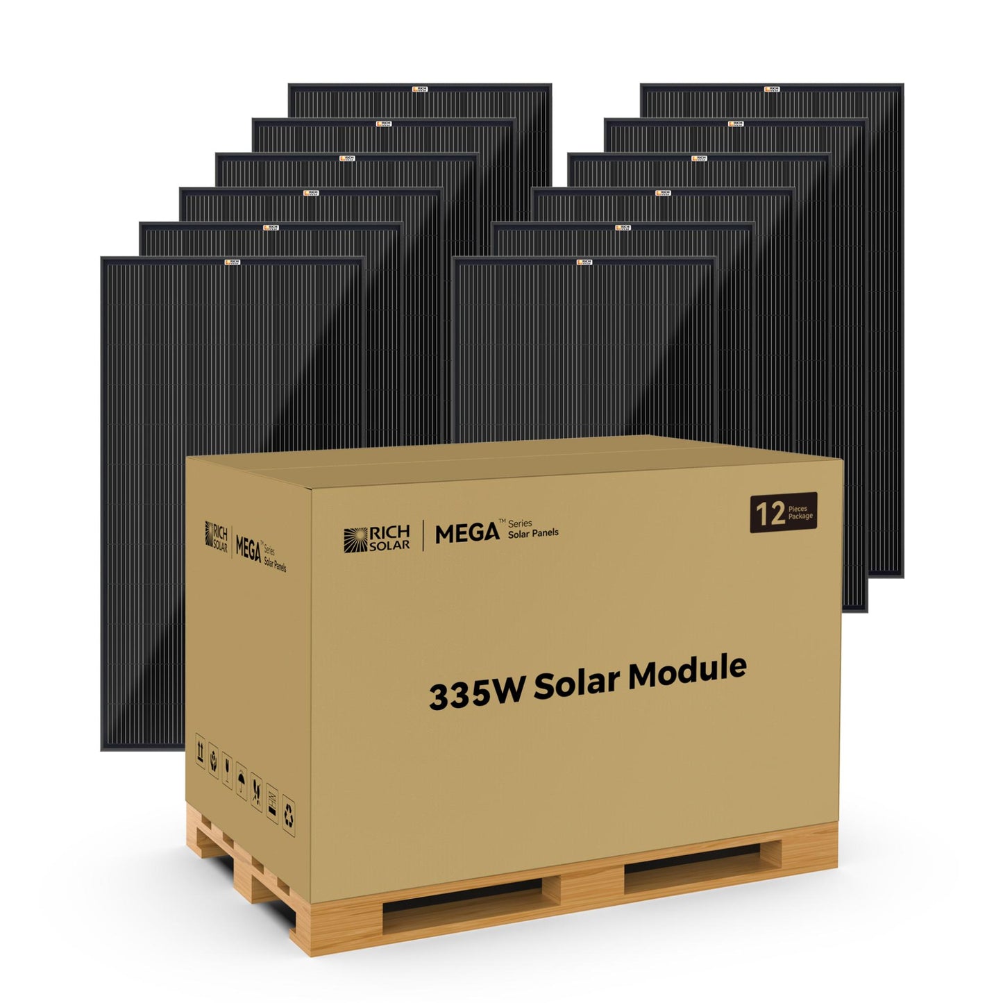 MEGA 335 | 335 Watt Solar Panel | Premium Grid-tie or Off-grid Solar Panel