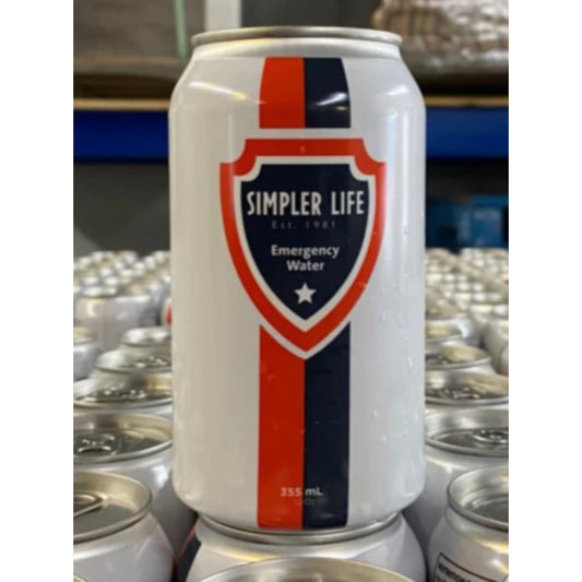 Emergency 100-Year Shelf Life Water In Cans