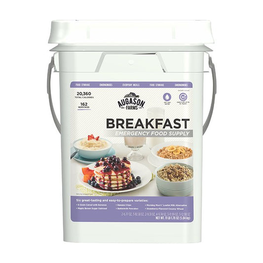 Breakfast Variety Pail, 162 Servings