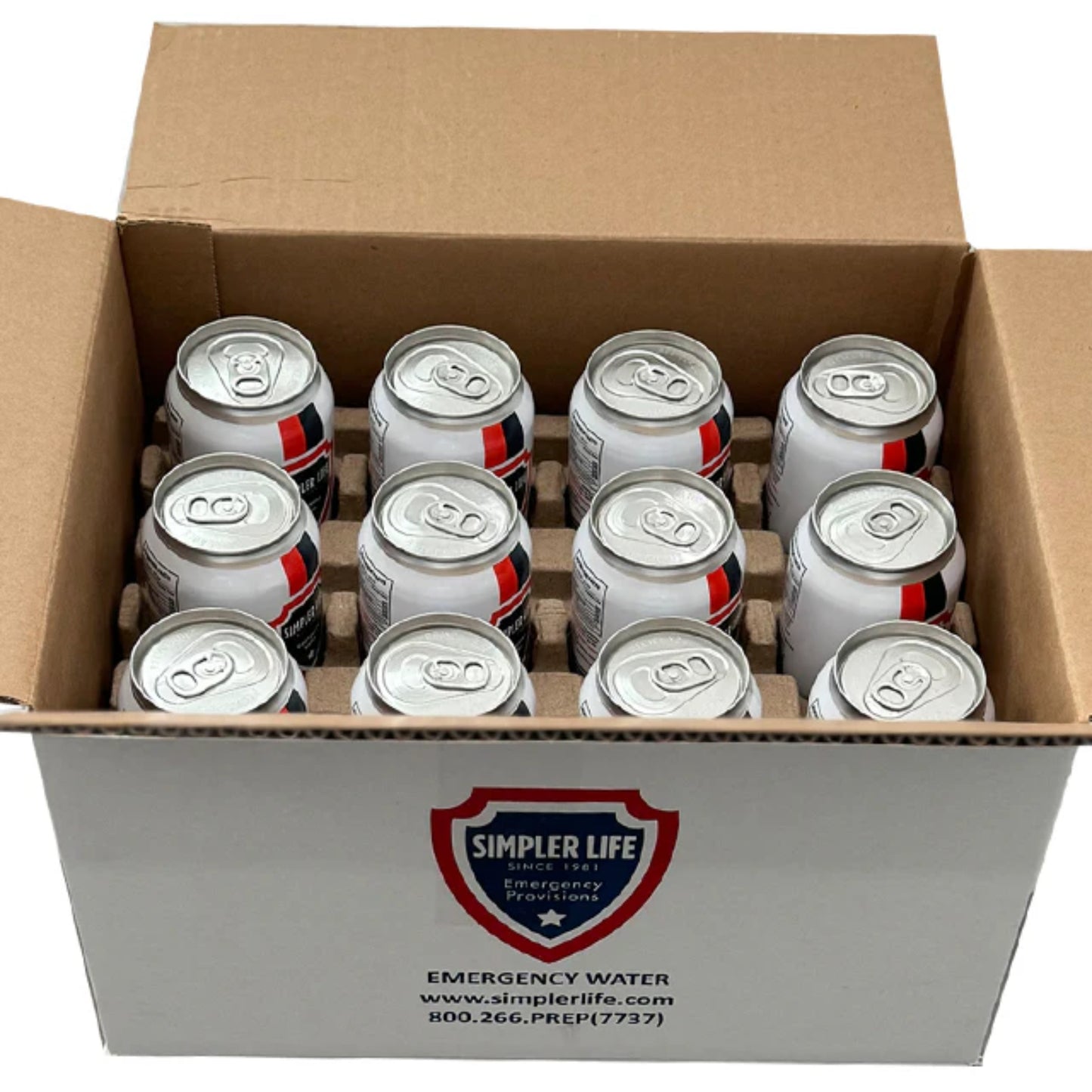 Emergency 100-Year Shelf Life Water In Cans