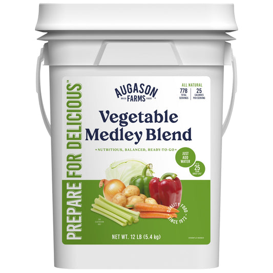 Vegetable Medley Blend 4 Gallon Pail, 778 Servings