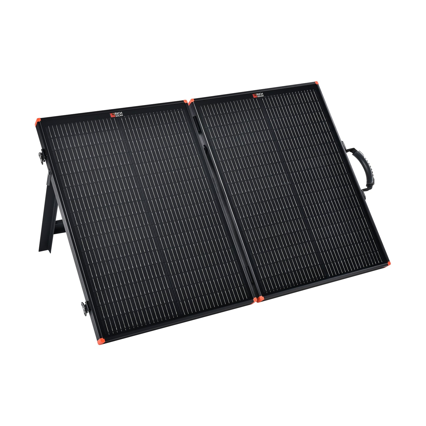 MEGA 100 Portable Briefcase Solar Panel | 100 Watt Portable Solar Panel | Premier 12V Portable Solar Panel for Generators, Power Stations, Vans | High Efficiency