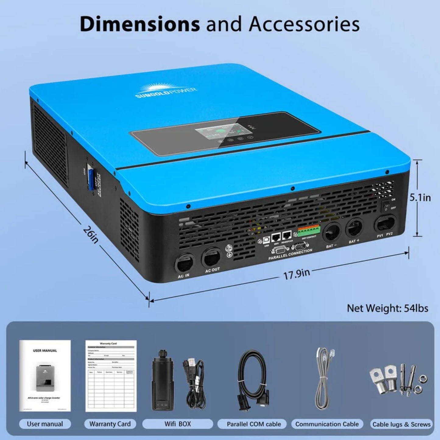 10KW 48V Split Phase Solar Inverter