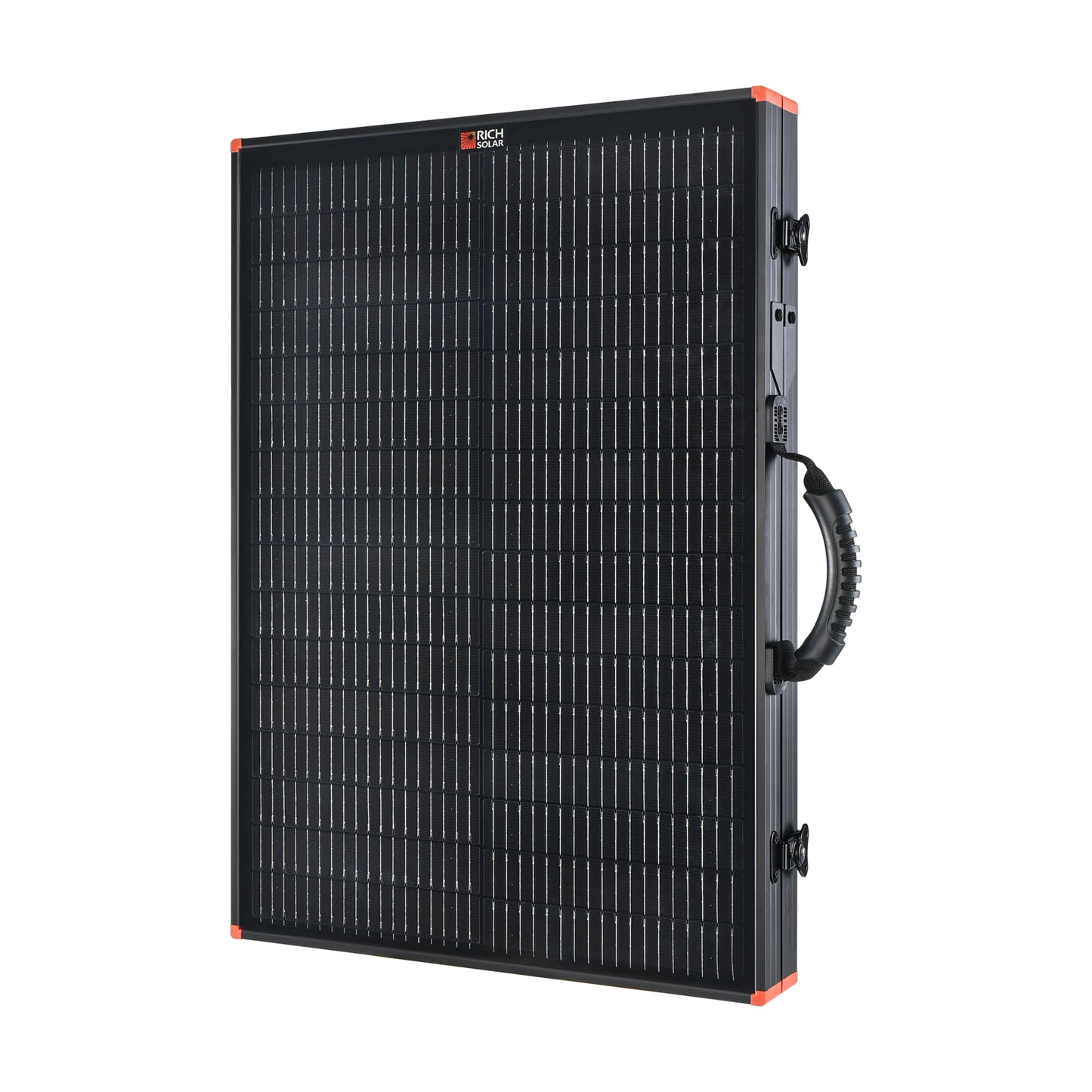 MEGA 100 Portable Briefcase Solar Panel | 100 Watt Portable Solar Panel | Premier 12V Portable Solar Panel for Generators, Power Stations, Vans | High Efficiency