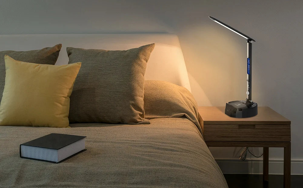 Lumicharge III | LED Desk Lamp + Wireless Charger+ Bluetooth Speaker & App-Controls