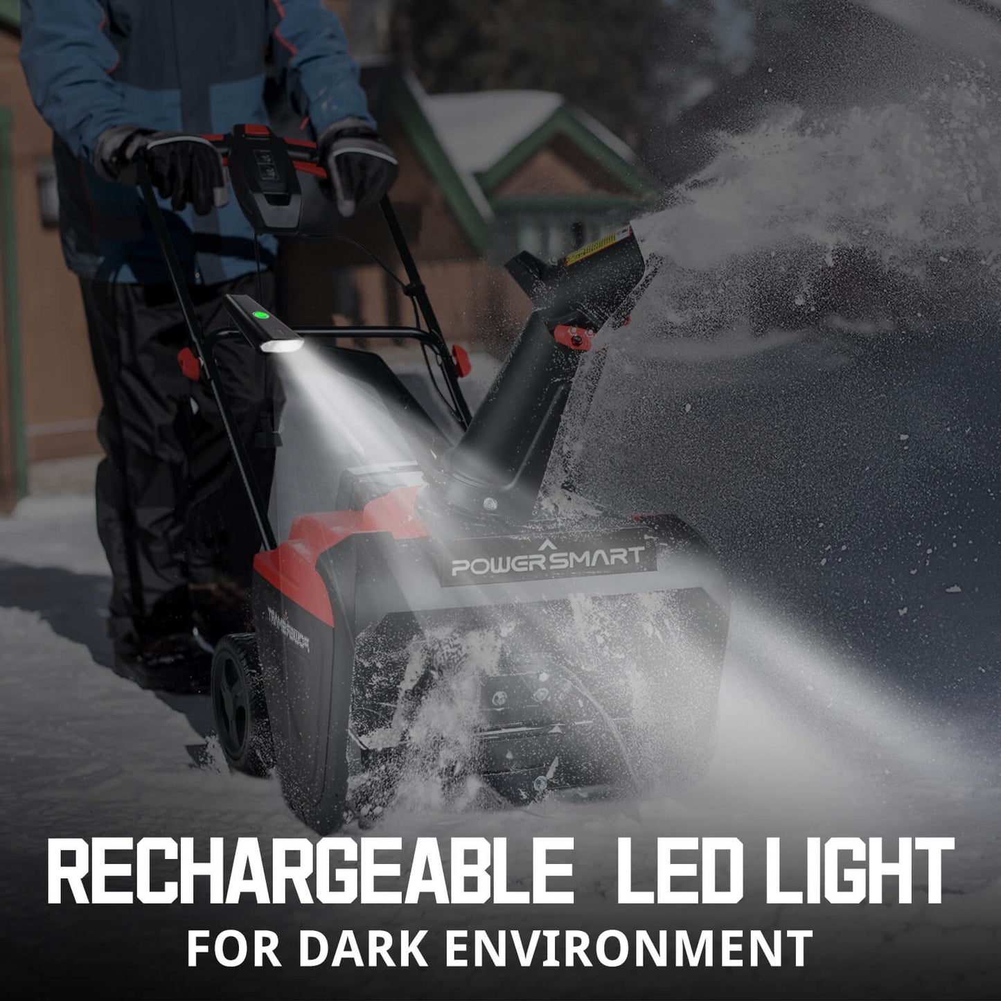 21'' 15A Single Stage Electric Snow Blower w/ LED Light DB5021LED