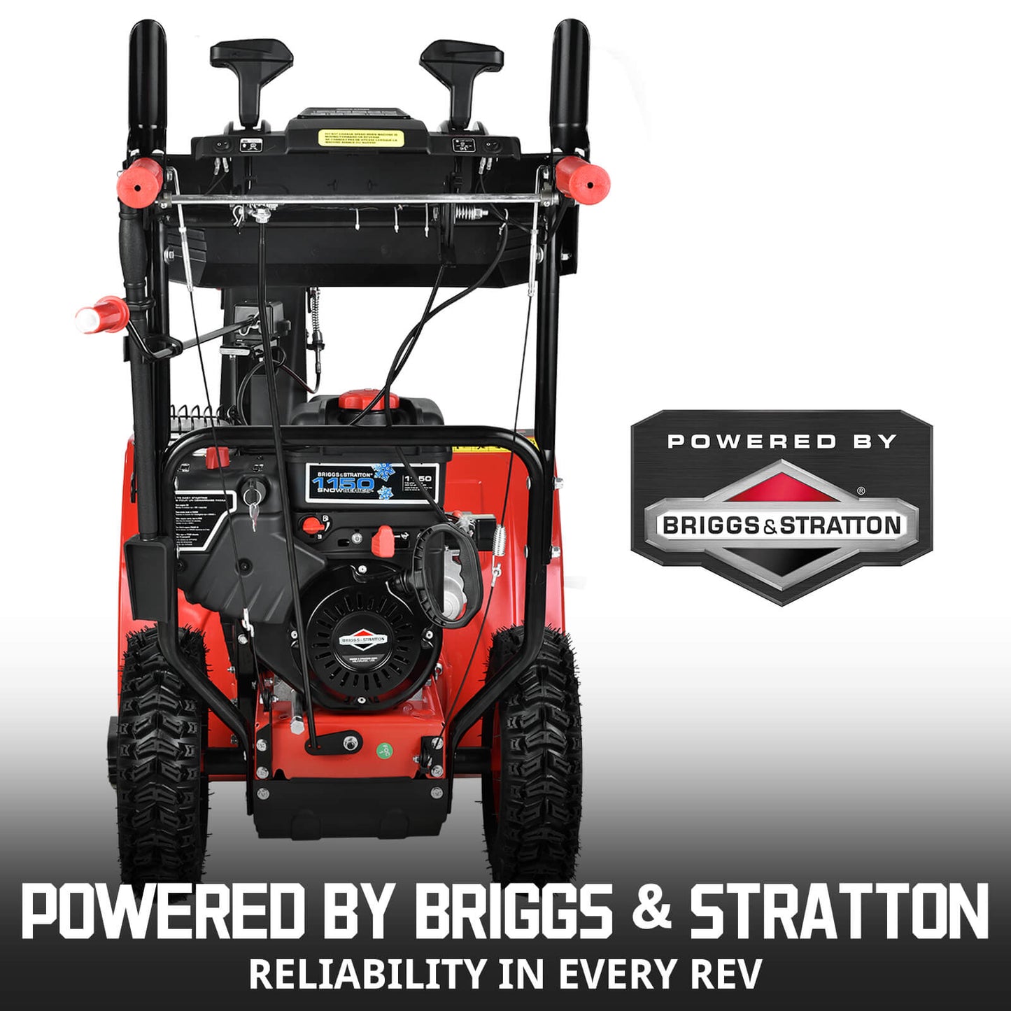 26'' 250cc Two Stage Self-Propelled Gas Snow Blower w/ Briggs & Stratton Engine (PSS2260)BS