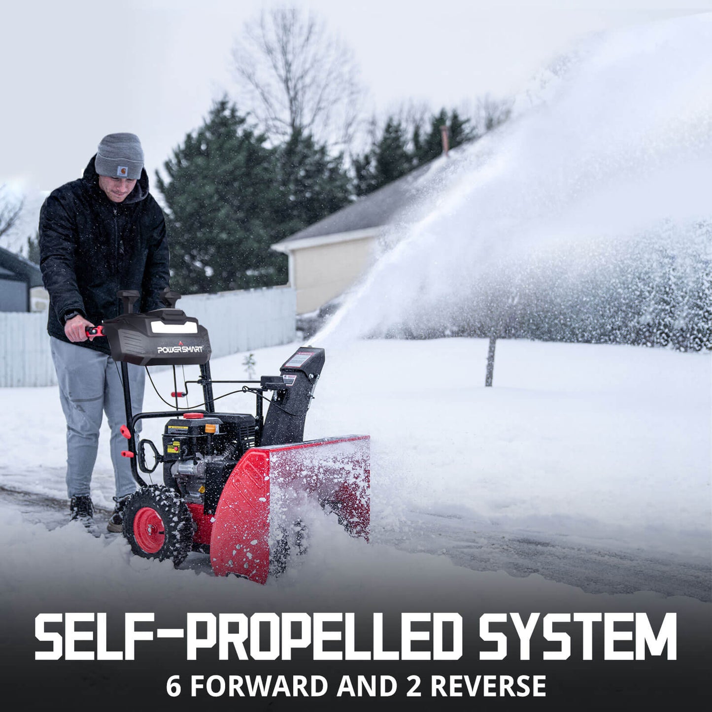 26'' 250cc Two Stage Self-Propelled Gas Snow Blower w/ Briggs & Stratton Engine (PSS2260)BS