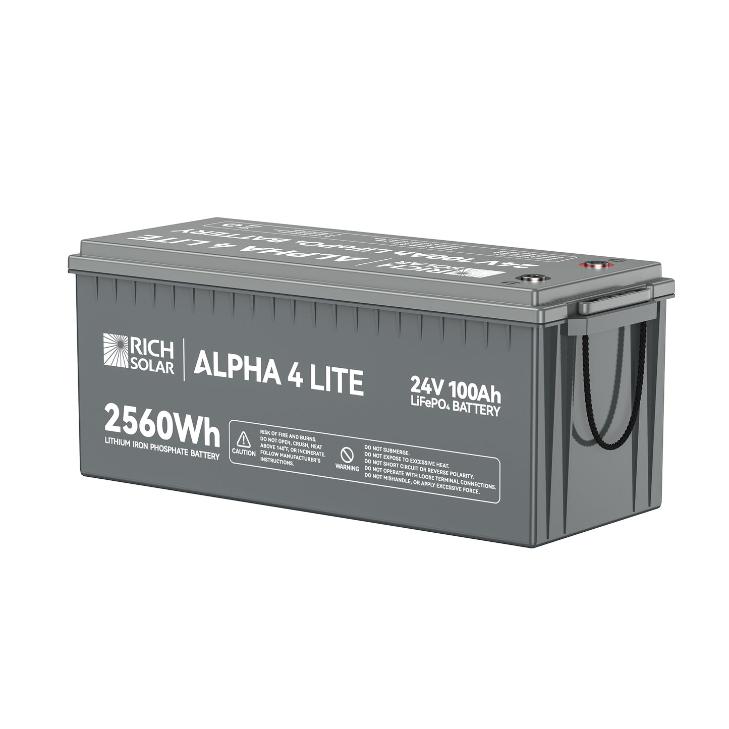 ALPHA 4 LITE | 24V 100Ah LiFePO4 Battery | Fast-Charging 24V Lithium Battery