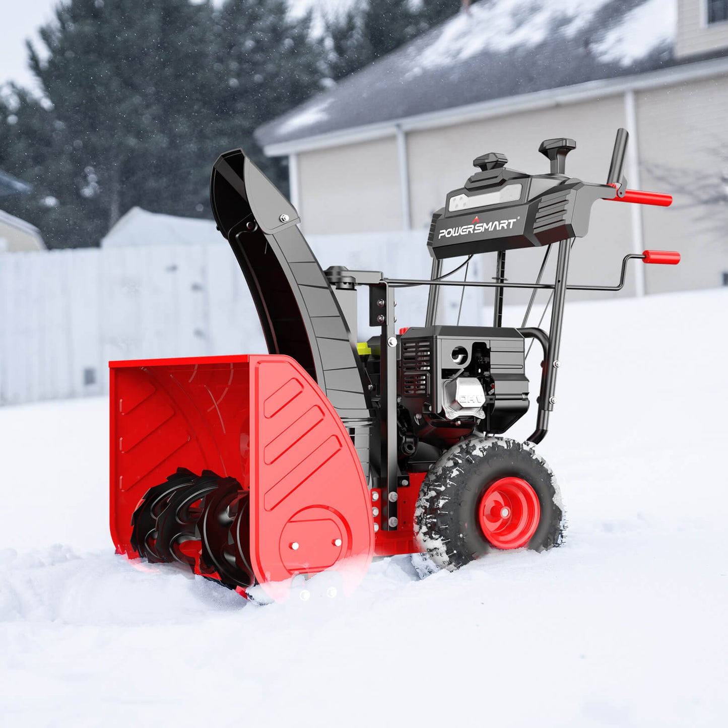 24'' 212cc Two Stage Gas Snow Blower w/ Electric Start (MB7109A)