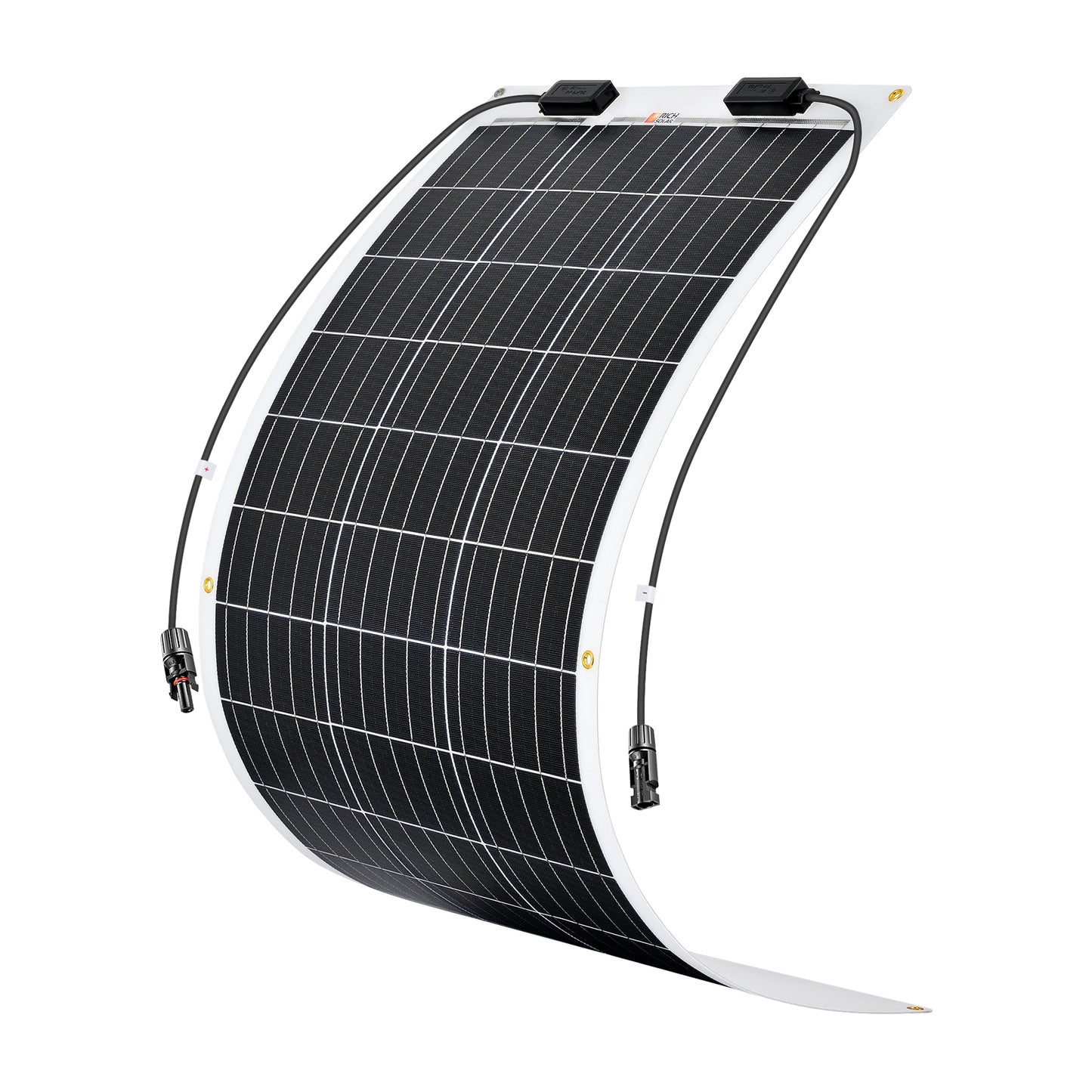 MEGA 100 FLEX | 100 Watt Flexible Solar Panel | Lightweight 12V Flexible Solar Panel for Vans, Boats, Trailers | High Efficiency