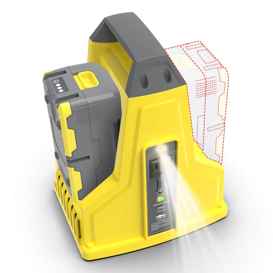 300-Watt Powered Inverter with 40V Battery, Expandable to Two (DB9801)