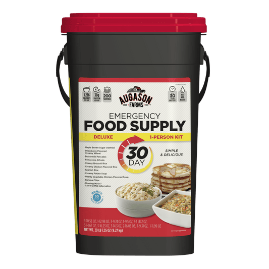 30-Day 1-Person Emergency Food Supply Kit, 200 Servings